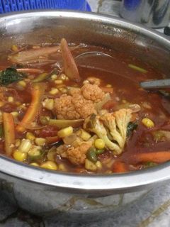 Foto resep Tom Yam Sayur ala anak kos