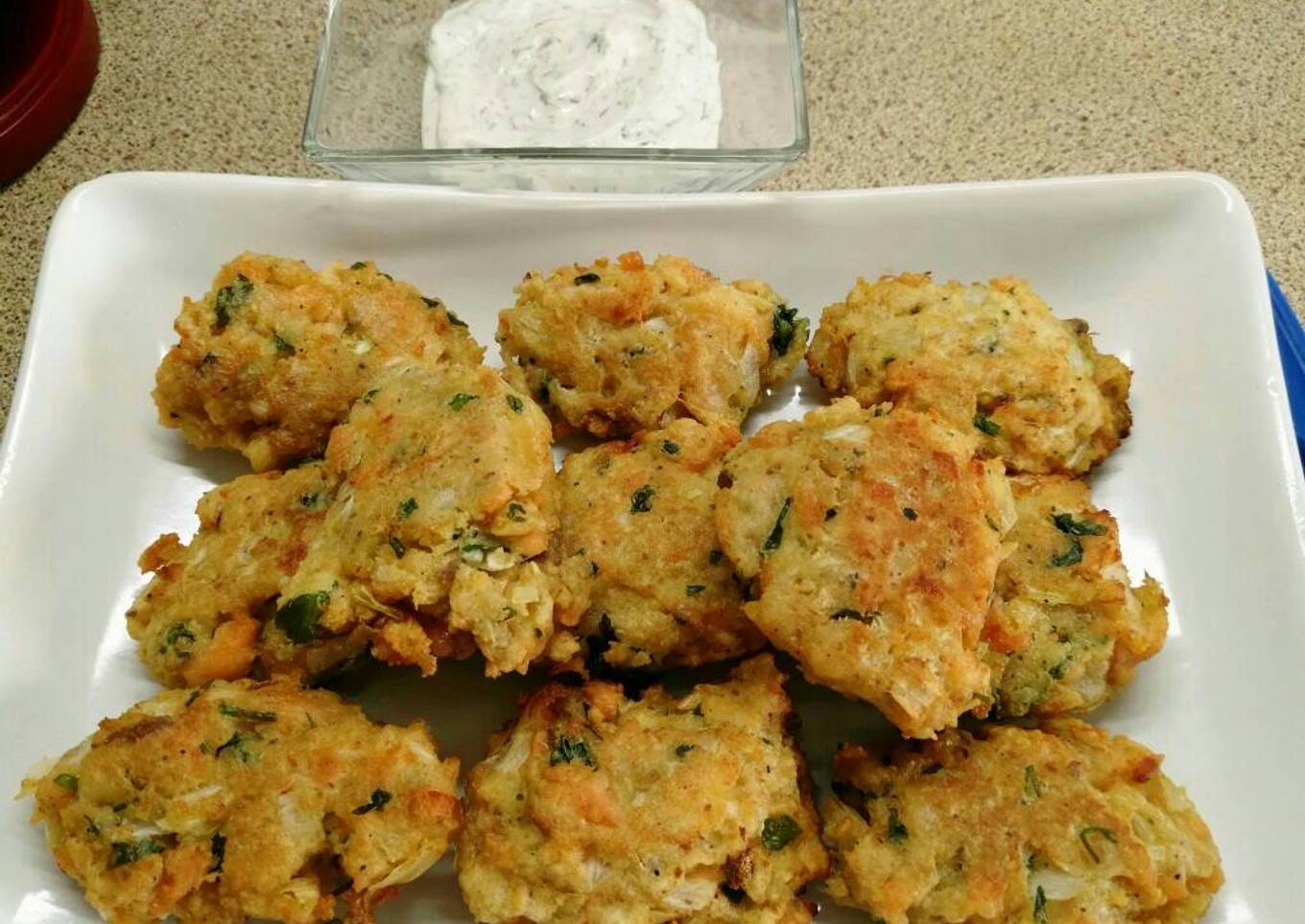 Tortitas de salmón