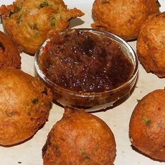 A picture of Coconut Bonda.
