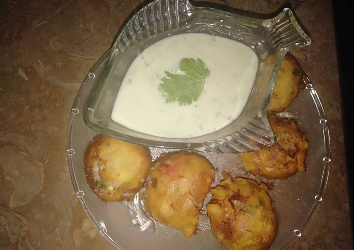 Chicken & potato balls