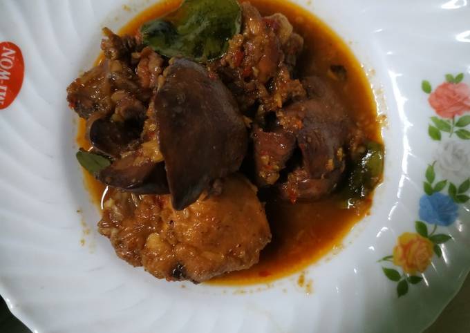 Semur ati ayam sederhana