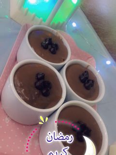 عکسی از دستور فرنی شکلاتی یا فرنی ساده