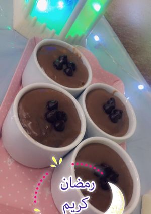 عکسی از دستور فرنی شکلاتی یا فرنی ساده