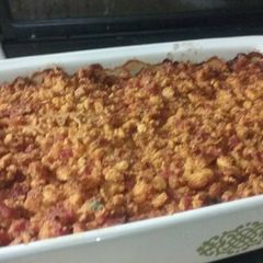 A picture of Southwestern style chicken casserole.