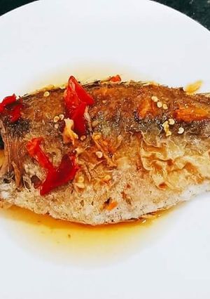 Hình của món Cá giò rim mắm.