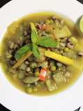 Lemony Vegetable, Soya & Lobia Stew
