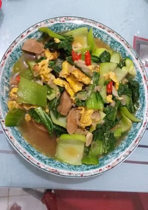Foto resep Pakcoy Bakso Telur