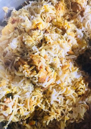 A picture of Biryani.