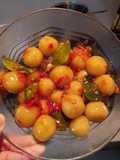 Cilok oatmeal saos pedas