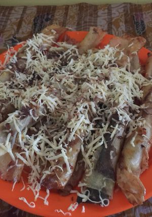 Foto resep Pisang coklat (karamel) + keju