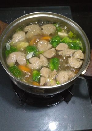 Foto resep Sop kuah bakso