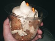 A picture of carrot cake frosting
