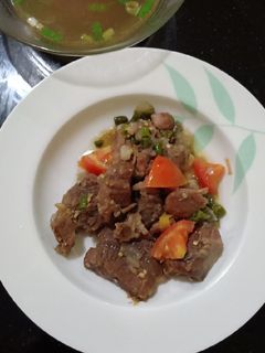 Foto resep Oseng Daging Presto Kuah Bening