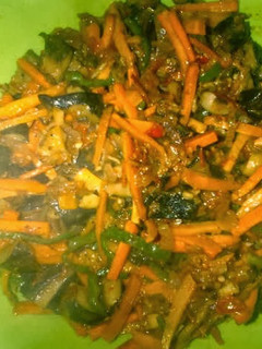 A picture of Snail Stir Fry.