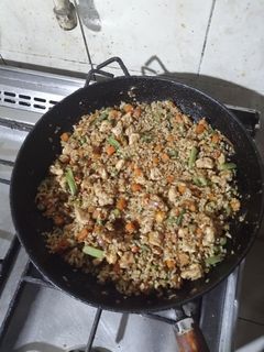 صورة لوصفة رز بالخضار والفراخ 👌