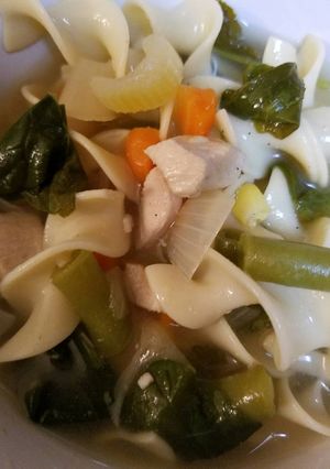 A picture of Chicken Noodle Soup, (Quickie).
