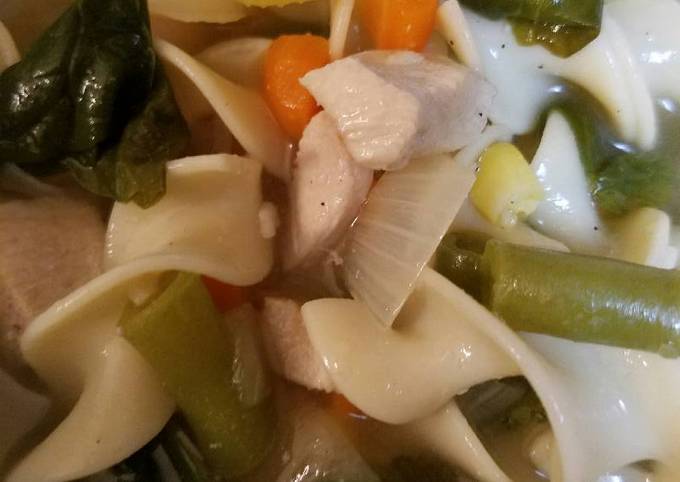 Recipe of Any-night-of-the-week Chicken Noodle Soup, (Quickie)