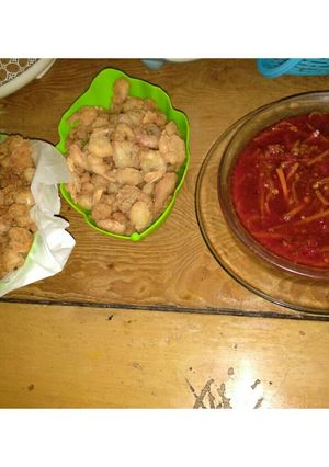 Foto resep Udang tempura saus teriyaki