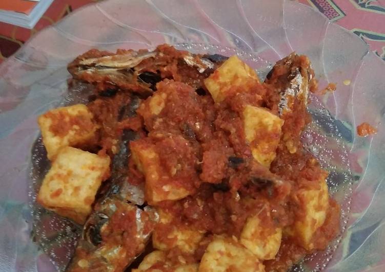 Langkah mengolah Sambal Ikan Tahu Simple, Sempurna