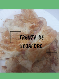 Una foto de Trenza salada de hojaldre