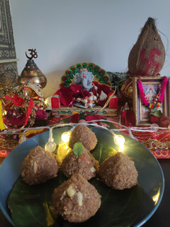 A picture of Churma Modak 😋.