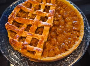 Une photo de Tarte aux mirabelles et poudre d’amande