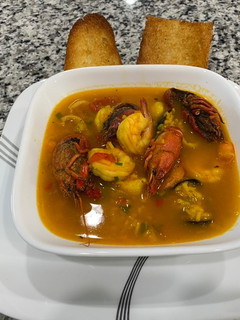 Una foto de Asopado dé mariscos