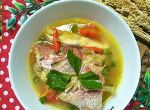 Foto resep Sop Ikan Kakap Merah