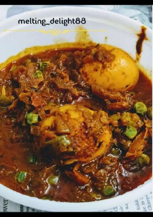 A picture of Egg Masala.