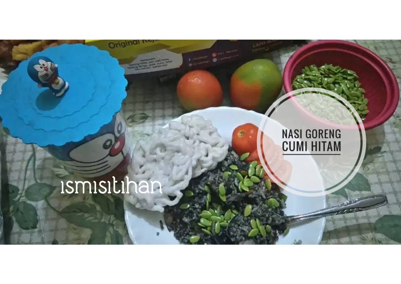 Nasi Goreng Cumi Hitam
