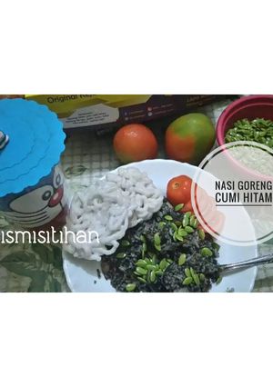 Foto resep Nasi goreng cumi hitam