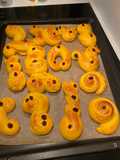 Lussebullar (bollo Sueco de azafrán)