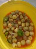 Asinan matoa (buah 3 rasa)