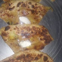 Potato parantha A picture of Potato parantha.
