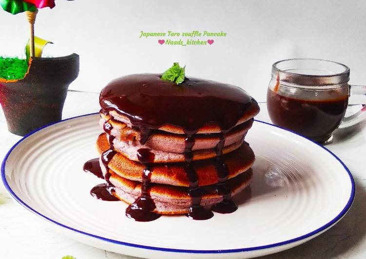 Japanese Taro souffle Pancake