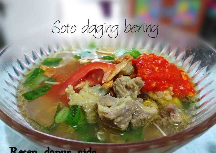 Resep Soto daging bening, Menggugah Selera