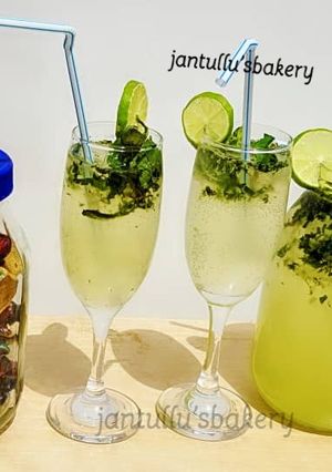 A picture of Virgin mojito.