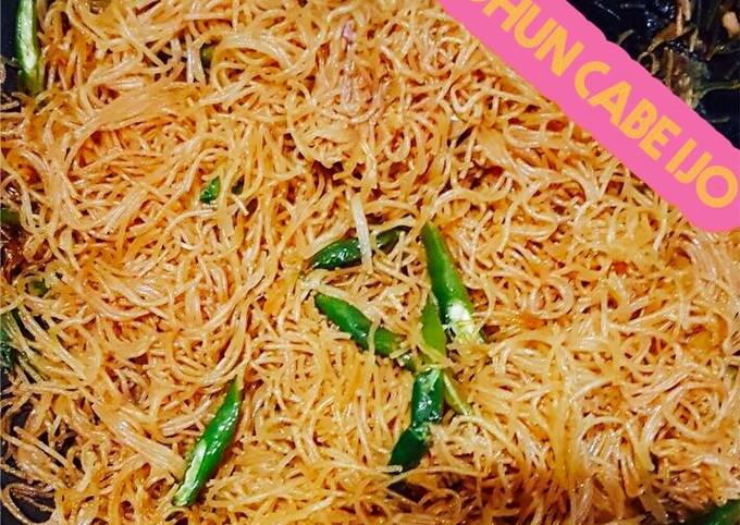 Standar Bagaimana cara memasak Sohun Cabe Ijo dijamin sempurna