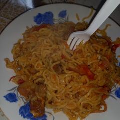 A picture of Fried noodles.
