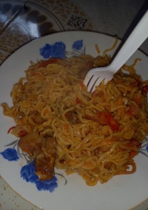 A picture of Fried noodles.