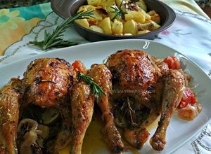 Foto principal de Picantones al horno con romero y lima