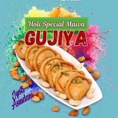 A picture of Mawa Gujiya Holi special.