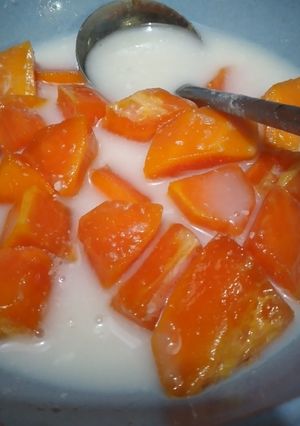 Foto resep Stup Pepaya Kuah Santan