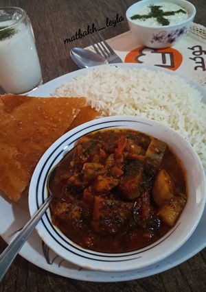 عکسی از دستور خورشت مِلاقورمه 