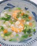 Cháo Tôm Sò Điệp Rau Củ