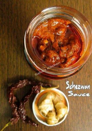 A picture of Schezwan Sauce.
