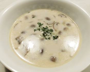 The New Way Prepare Recipe Cambozola and Mushroom Soup Delicious Perfect