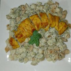 A picture of Pasta with Grilled Chicken 😋.