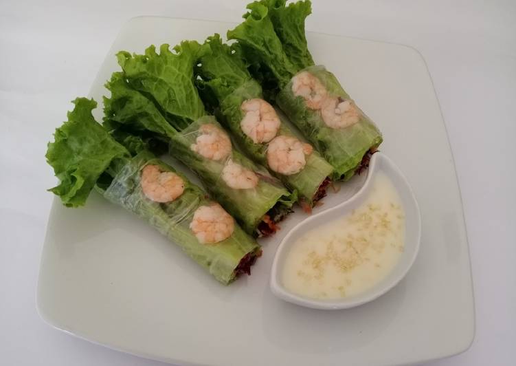 Cara Gampang Membuat Vietnam springroll, Enak Banget