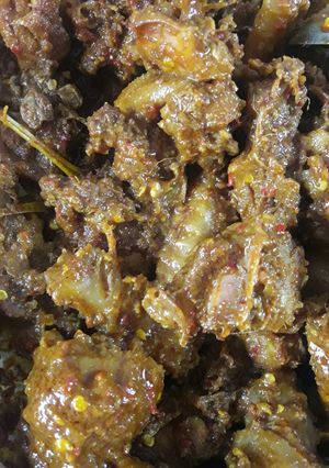 Foto resep Rendang ayam kampung pedaasss
